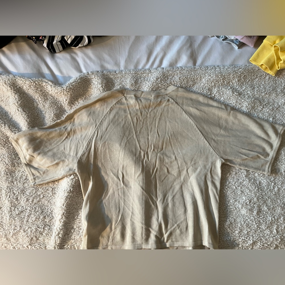Adidas tan short sleeve